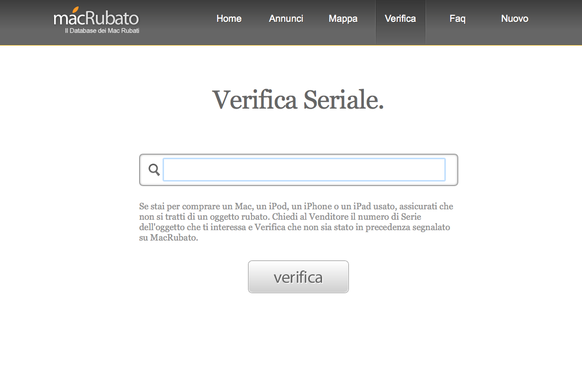 Vediamo ora come verificare il codice IMEI bloccato